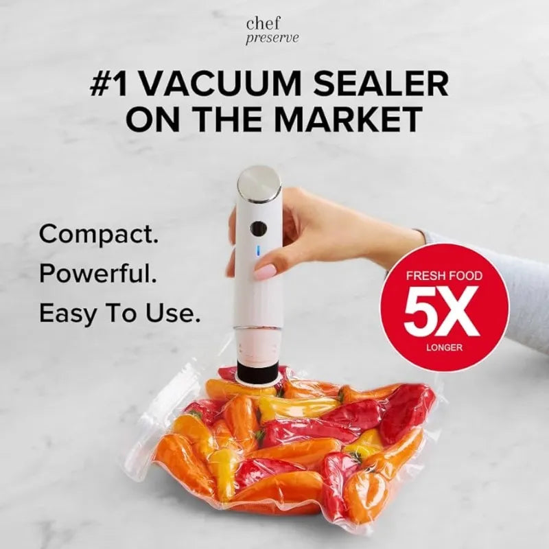 Reusable Vacuum Food Storage Bags – Airtight Zipper Bags with Optional Pump