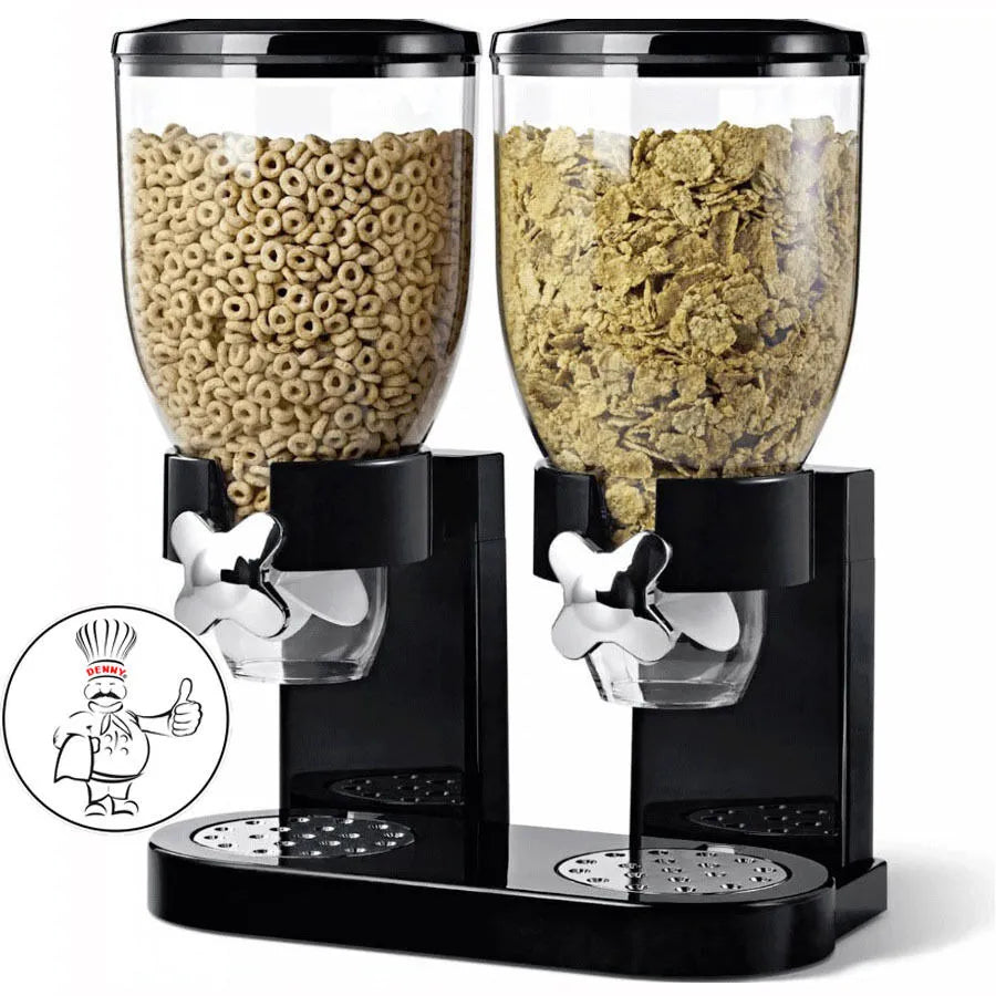 Cereal Dispenser – One-Touch Breakfast Cereal Storage Container