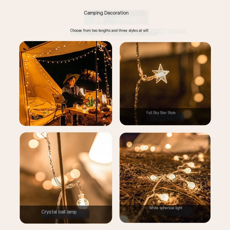 LED Camping String Lights – Waterproof Canopy & Tent Lights