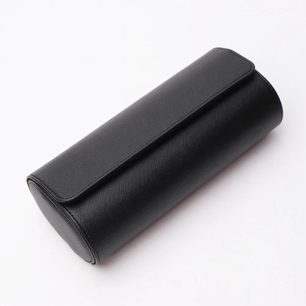 3-Slot Travel Watch Case – PU Leather Watch Storage Organizer