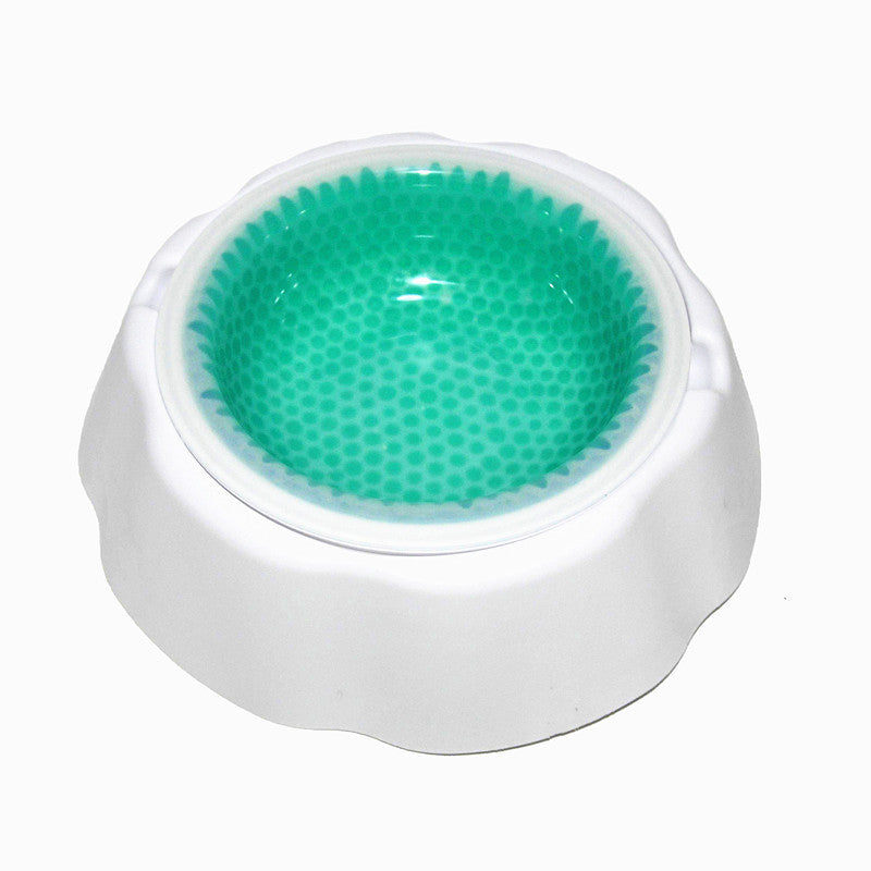Cooling Pet Water Bowl – Summer Ice Bowl for Dogs & Cats