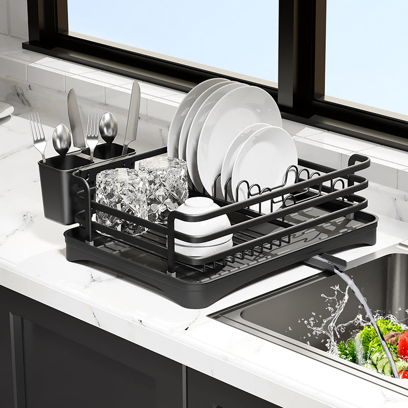 Kitchen Dish Drying Rack – Countertop Dish Organizer